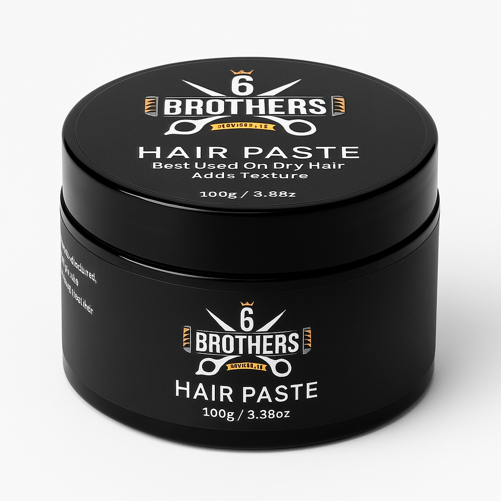 Strong Hold Hair Paste – 6 Brothers Hair Styling Cream for All Hair Types