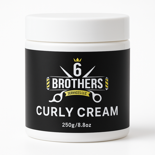 Hair Curly Cream - Defines Curls, Reduce Frizz & Moisturize | 6 Brothers Services LLC