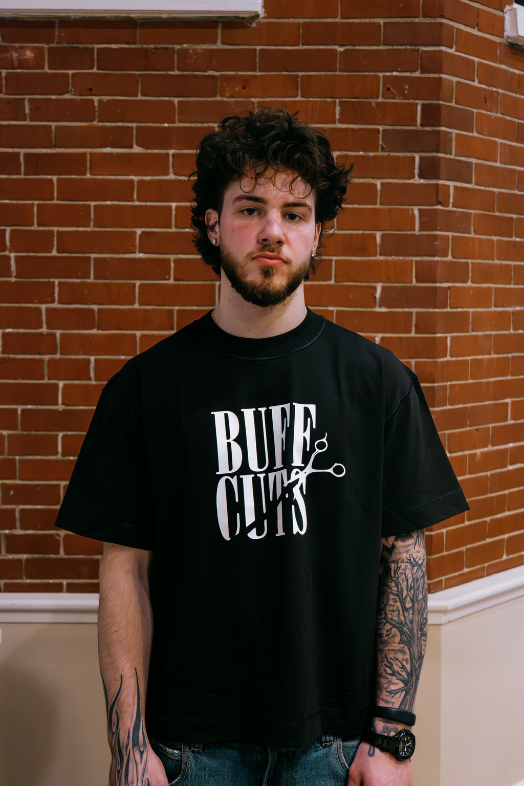 Buff's Essentials Black Tee