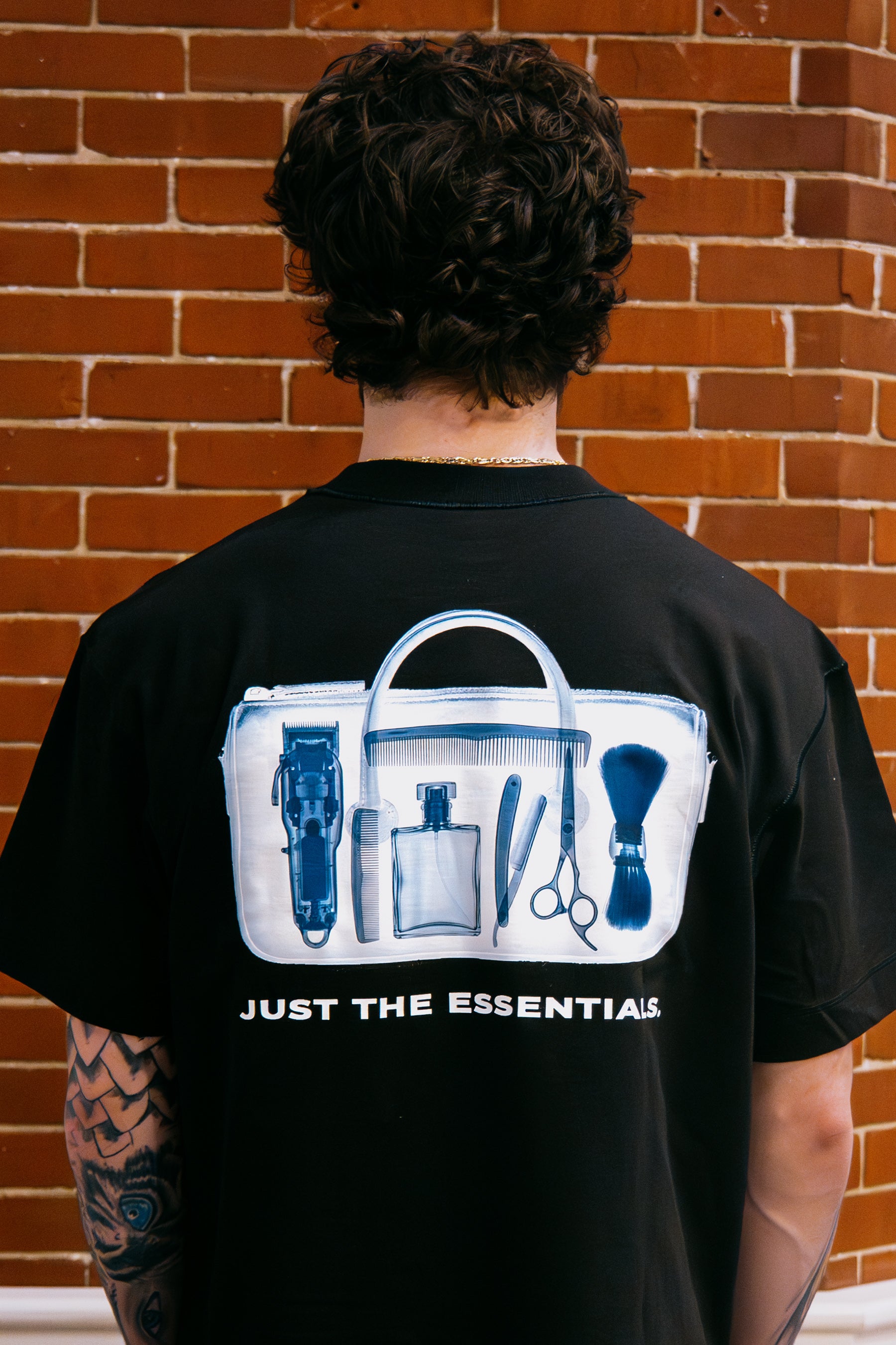 "The Essentials" Black Tee